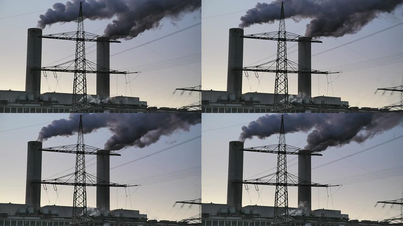 烟囱生态破坏大气污染臭氧层