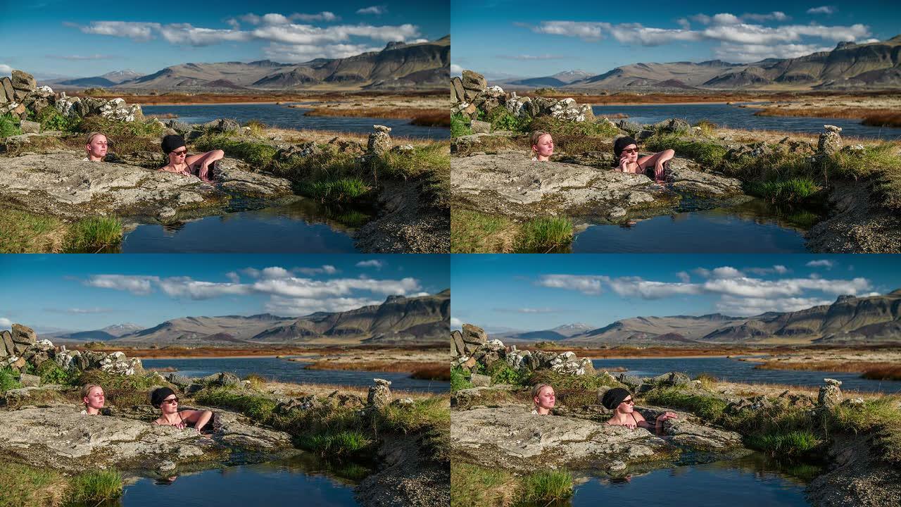 冰岛的热水池冰岛的热水池