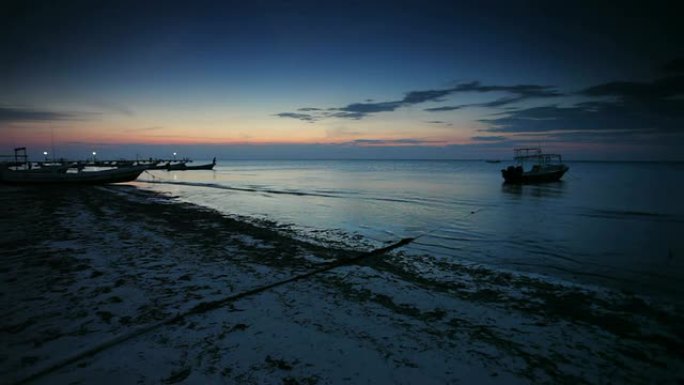 墨西哥黄昏海滩Holbox