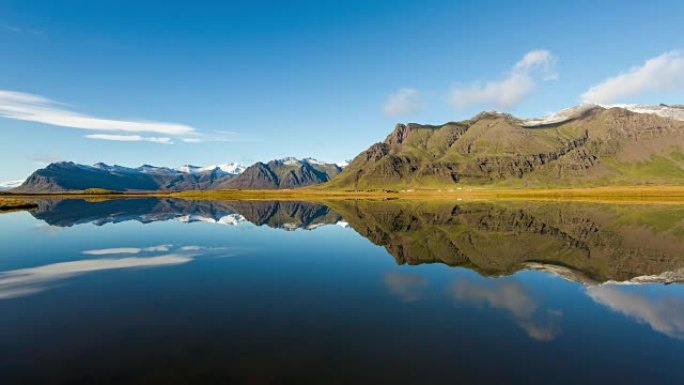 冰岛湖上的T/L云景