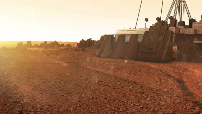 火星探测探险航天器宇宙飞船火星航天