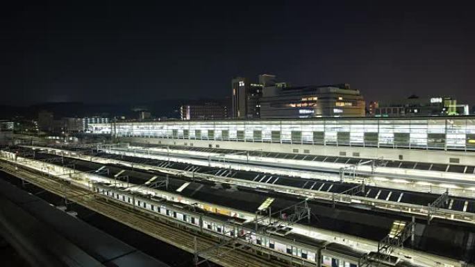 T/L 8k火车站在日本晚上