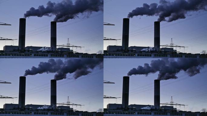 全球变暖烟囱排放