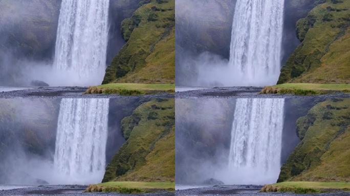 冰岛斯卡福斯瀑布冰岛斯卡福斯瀑布