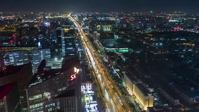 T/L WS HA TU北京中央商务区和长安街/北京，中国