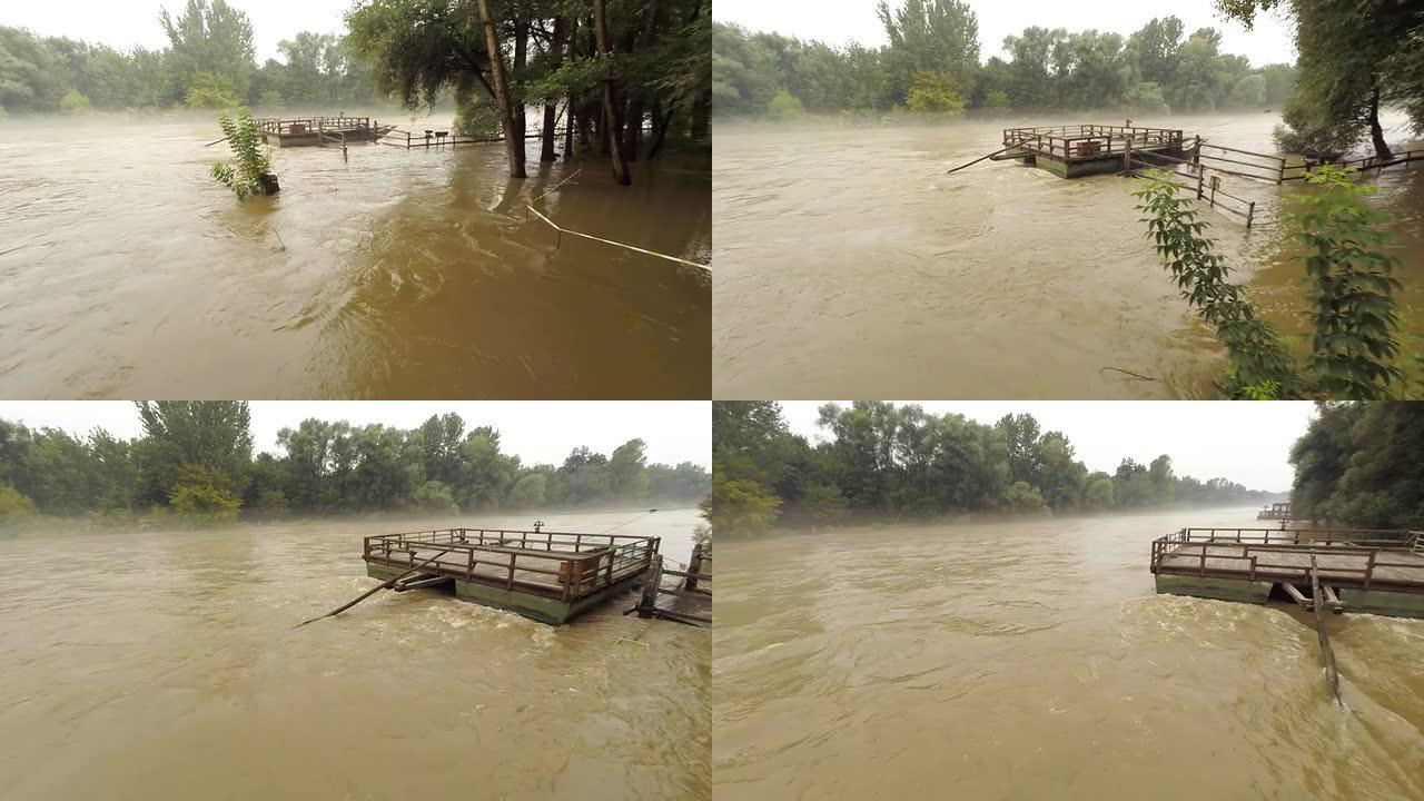 AERIAL Mur河洪水