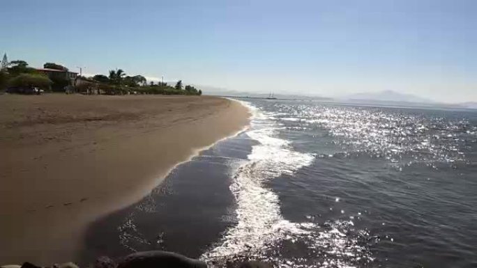 哥斯达黎加的WS海滩