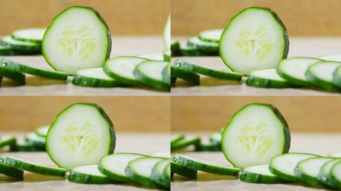 黄瓜的成分，对身体有益的食物，由于低卡路里的饮食，也用于面部美容，其特性可使人恢复活力和皱纹。