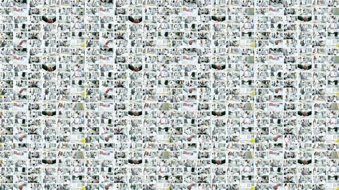 商业。视频墙。图片合集矩阵图片