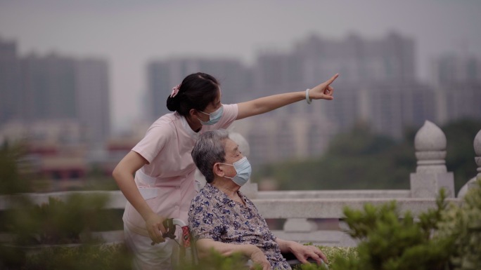 养老院敬老院老龄化幸福晚年老人养老护工