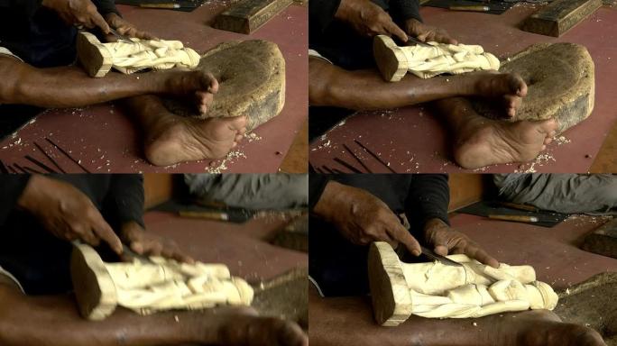 CU巴厘岛木雕师的技艺