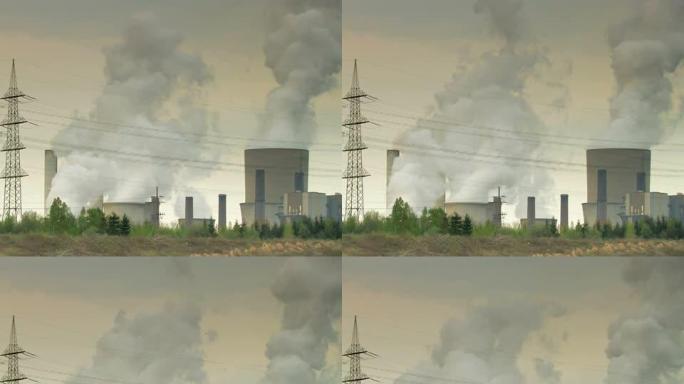 NTSC：发电站烟囱污染废气排放石化油化