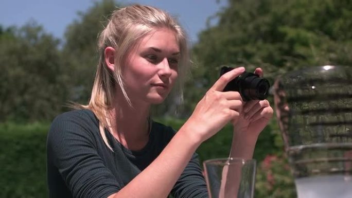 相机花园数码相机单反相机外国人美女