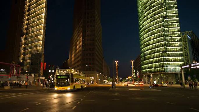 柏林波茨坦广场高楼大厦现代化都市