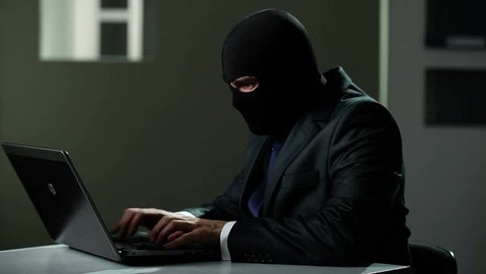 电脑黑客。