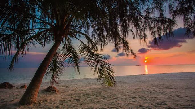 热带海滩的日落热带海滩的日落