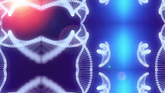 DNA链生物链医学链条基因链