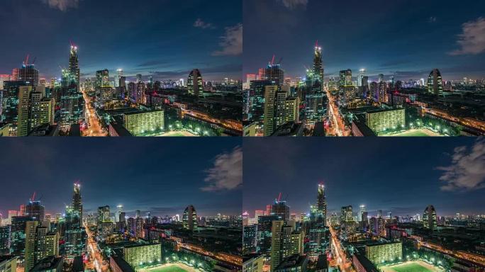 延时-北京CBD和央视大厦，夜 (缩小)