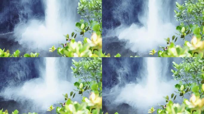 波塔罗河上的Kaieteur瀑布。靠近泡沫水。圭亚那地标