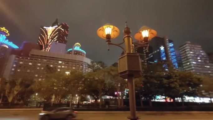 澳门夜景澳门街景永利皇宫酒店夜景凼仔夜景