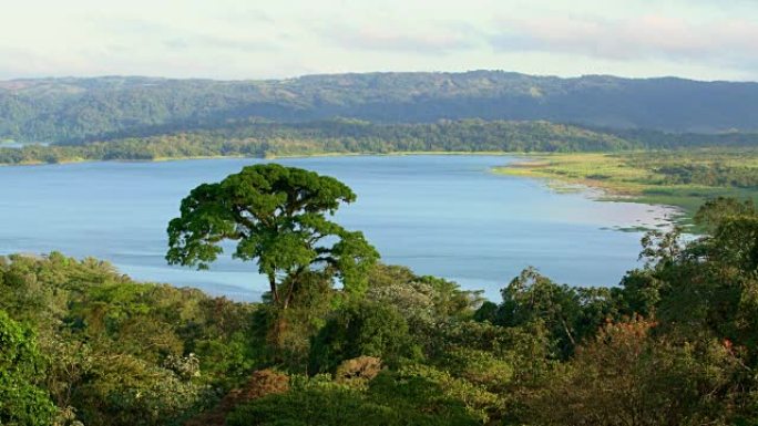 哥斯达黎加周边乡村的WS湖