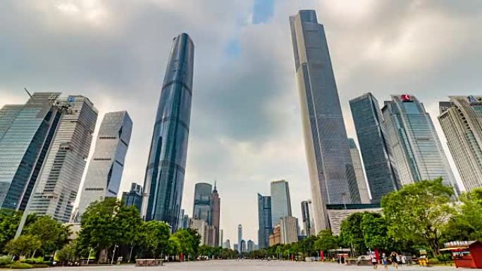 中国广州/广州的现代摩天大楼