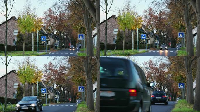 起重机下降：道路国外街道国外国外城市