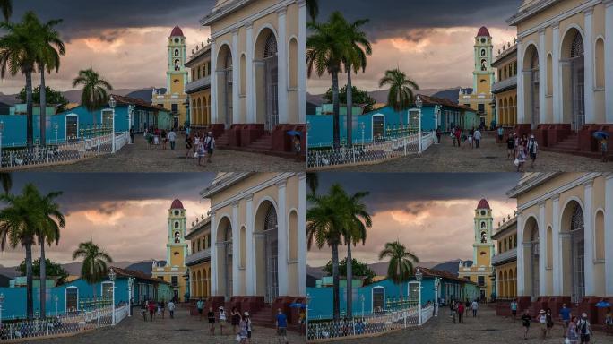 古巴特立尼达市长广场
