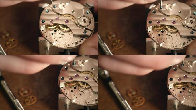 手表制造商组装手表