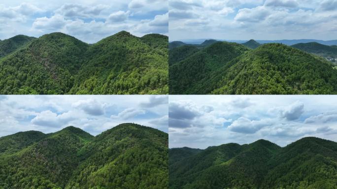 航拍青山 云海 云 蓝天 绿色 生命