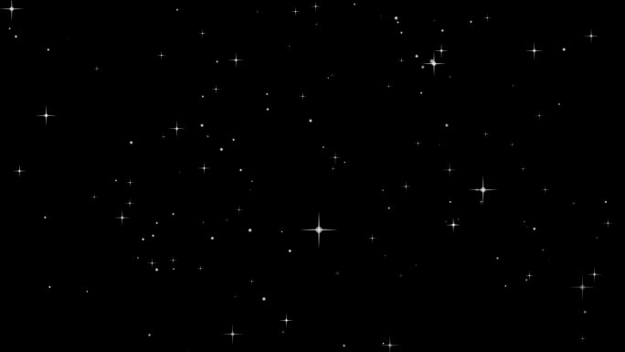 白色星空星光光效粒子闪烁发光光斑光晕背景