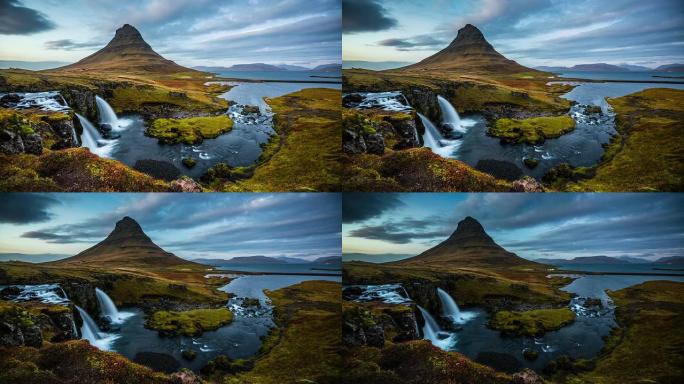 时间流逝：冰岛风景柯克朱费尔