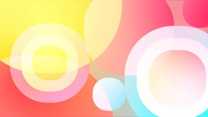 抽象彩色形状背景视频素材