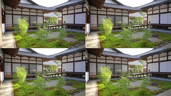 传统日本房屋的DS后院