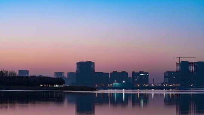 郑州空镜北龙湖延时中景