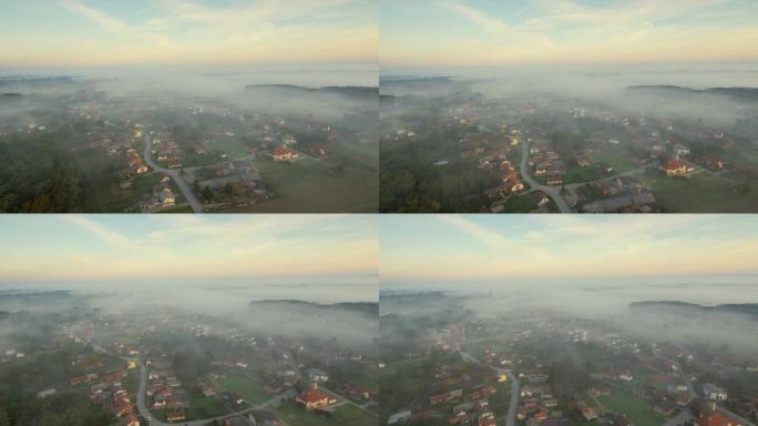 雾中的航空村雾中的航空村