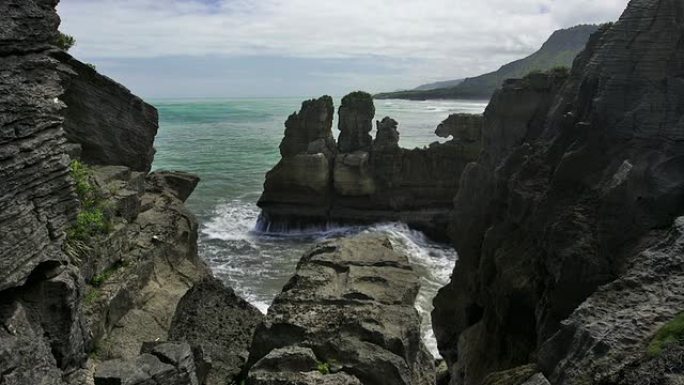 Pancake Rocks新西兰海岸线