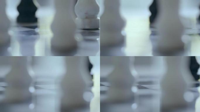 大理石象棋游戏。视频素材