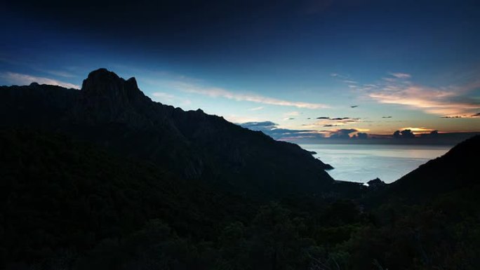 时间：海岸日落