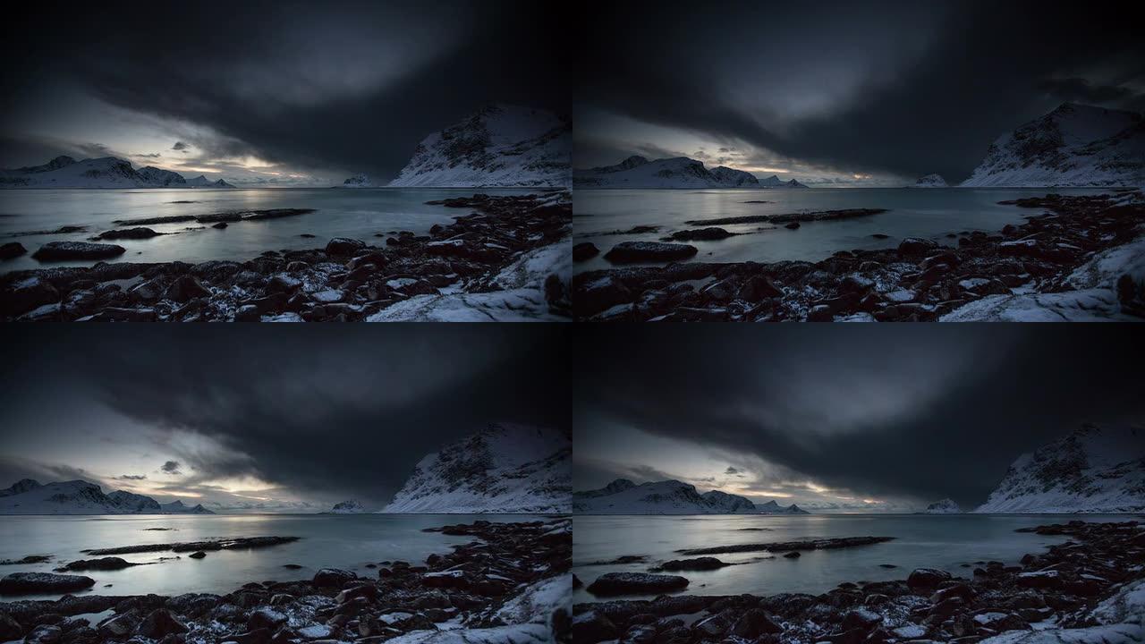 时间流逝：北极景观