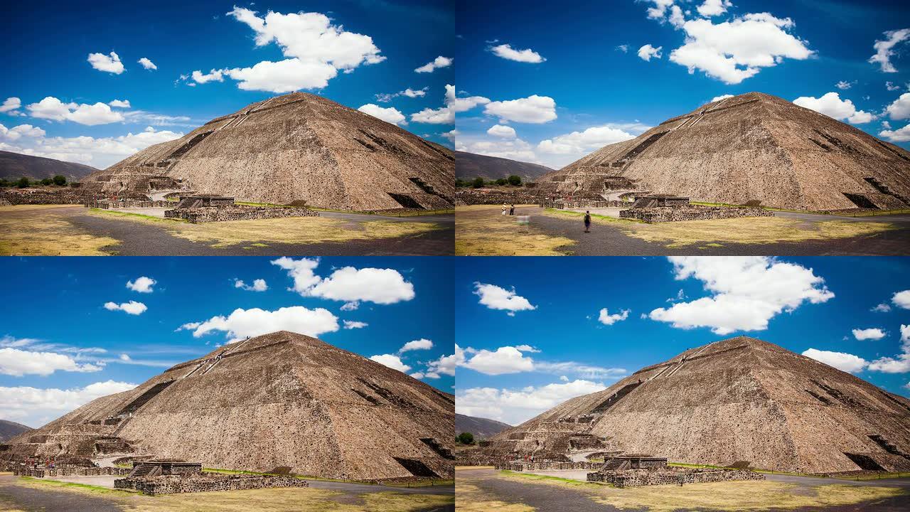 时间流逝：Teotihuacan太阳金字塔