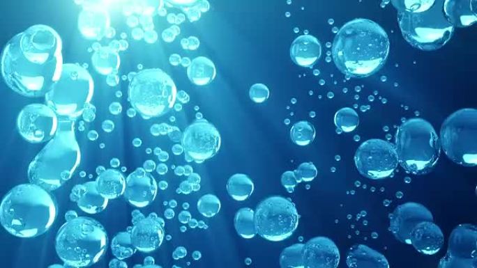 海洋气泡背景海洋气泡背景海底