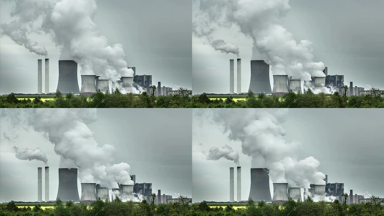 工业厂房烟囱污染废气排放石化油化工火电