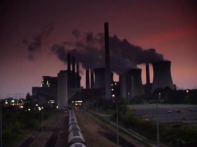 气候危机大烟囱废气排放