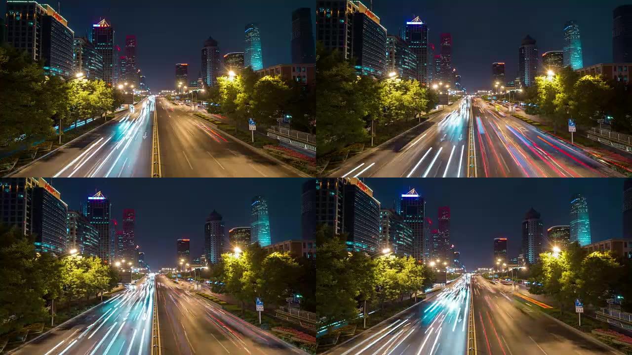 时间流逝-北京夜间交通 (WS Zoom)