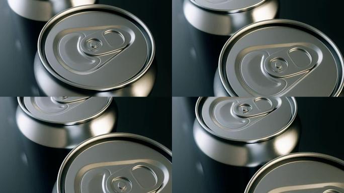 铝饮料罐生产可循环俯视图