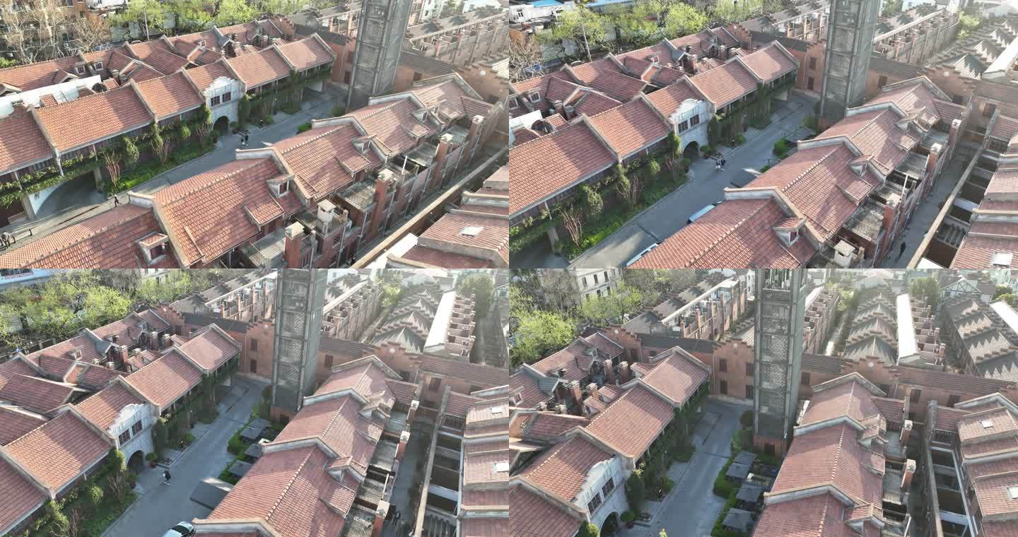 4K原素材-上海石库门代表性建筑、建业里