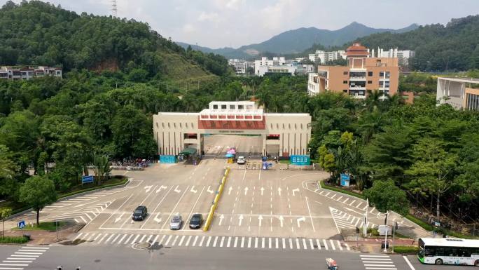 广东省惠州市惠州学院航拍大学学校