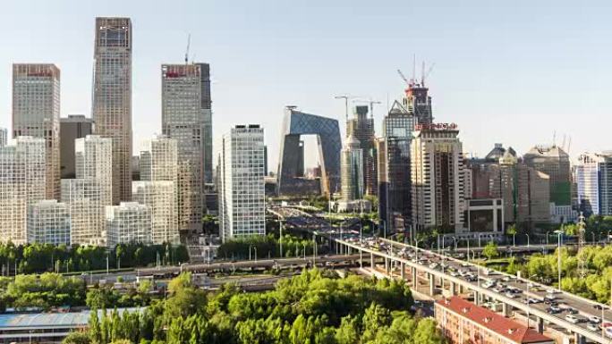 延时-北京天际线高架视图 (WS/Zoom)