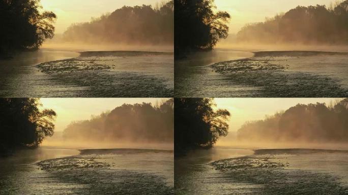 WS日出时拍摄的穆尔河